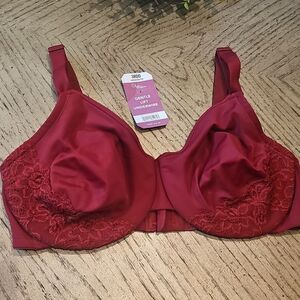 38DD Burgendy Red Bra Olga Warners